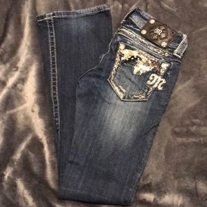 Miss Me jeans size 24 Bootcut GUC